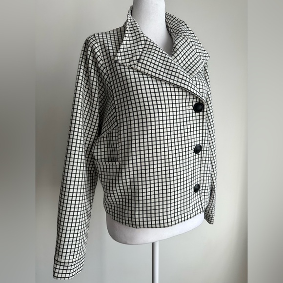 CABI 3173 Windowpane Stretch Blazer Jacket Women’s Size Small - Picture 5 of 12